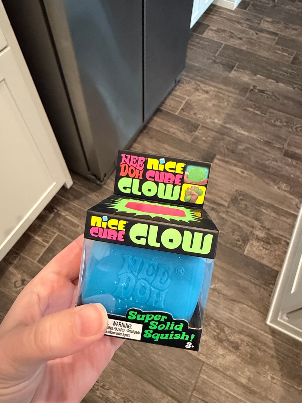 Glow Super Solid Squish Blue Kids Toy
